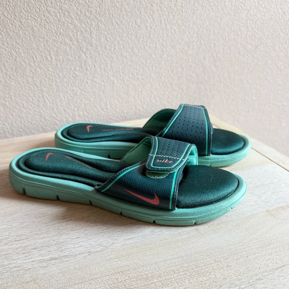 Nike Comfort Teal Slide Sandals